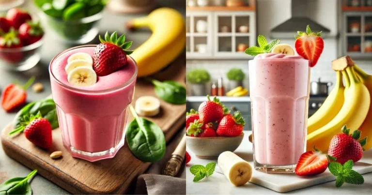 Smoothie fraise banane